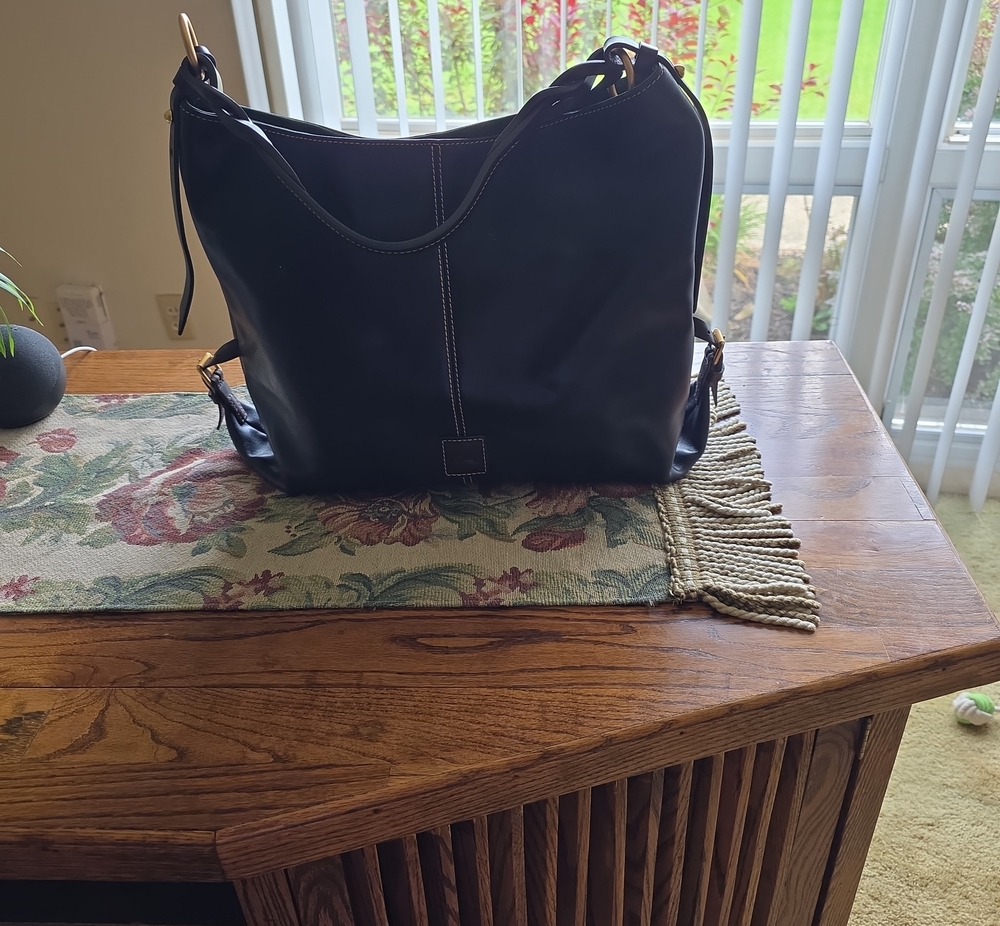 Dooney & Bourke Black Leather Shoulder Bag